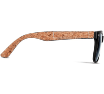Sunglasses with cork arms